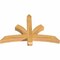 Ekena Millwork Davenport Rough Sawn Timber Gable Bracket, Western Red Cedar, 48"W x 32"H x 4"D x 4"F, 16/12 Pitch GBW048X32X0404DAV00RWR - alternate 4